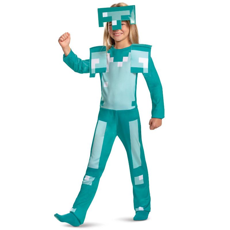 Minecraft Armor Classic Jumpsuit Child Costume, Small (4-6), 3 of 4
