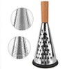 The Lakeside Collection Multifunction Grater with Wood Handle - 2 of 4