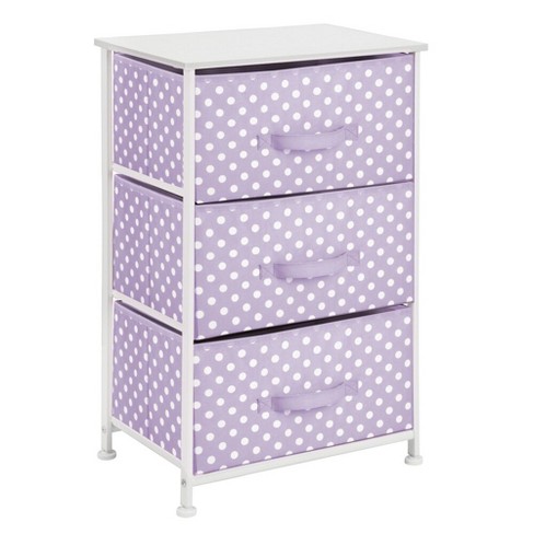 Mdesign Fabric 3 Drawer Closet Storage Organizer Furniture Unit