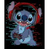 Men's Lilo & Stitch Red and Blue Gamer T-Shirt - 2 of 4