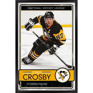 Trends International NHL Pittsburgh Penguins - Sidney Crosby 16 Framed Wall Poster Prints - 1 of 4
