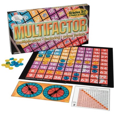 WCA Multifactor Math Game, 2 - 4 Player, Grade 3 - 7