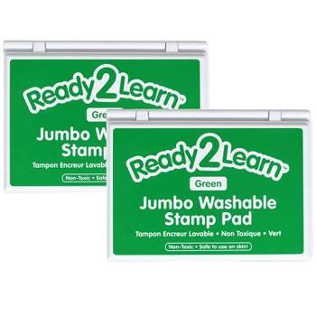 Ready 2 Learn Jumbo Washable Stamp Pad - Red - Pack of 2