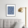Cynthia Haller Classic blue and gold paisley Metal Framed Art Print - Deny Designs - 2 of 4