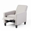 Lyngins Modern Upholstered Recliner Chair with Push Back & Footrest,Armchair Accent Chair for Living Room,Bedroom - 2 of 4