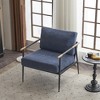 Modern Accent Chair Retro Leisure Armchair With Extra Soft Padded Cushion Arm Chairs Seats Living Room Furniture,30.12in(2.51ft) - 2 of 4