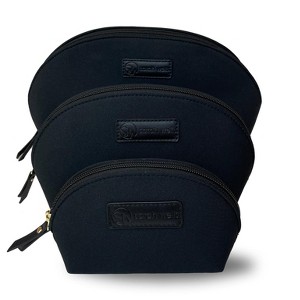 PackSWell Neoprene Organizer Set of 3 by Sarah Wells – Washable Zipper Pouches for Pump Parts, Travel, Makeup, Snacks, Tech Cords & More - 1 of 4