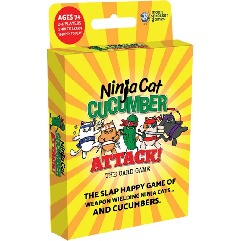 Ninja Cat Cucumber Attack! Game, 1 of 7