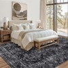 Machine Washable Modern Area Rug Geometric Distressed Non Slip Stain Resistant Non Shedding Pet Friendly Rugs for Living room Bedroom Kitchen - 2 of 4
