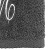 Avanti  Granite with Silver Script Monogram Bath Towel Letter   M - 3 of 3