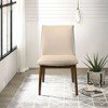 Gulches Beige Dining Chairs - Mid-Century Modern Velvet Seating for Versatile Spaces - 4 of 4