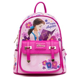 Beauty & The Beast - Belle WondaPop 11" Vegan Leather Fashion Mini Backpack - 1 of 4