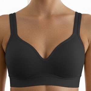 5 Star Super Deals Seamless Wireless Bra – Wire-Free Padded Support, Breathable Air Cooling Mesh, Natural Shaping and Lift for Daily Wear - 1 of 4