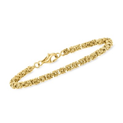 Ross-Simons 18kt Gold Over Sterling Byzantine Bracelet