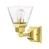 Livex Lighting Mission 1 - Light Sconce in  Polished Brass - 3 of 4