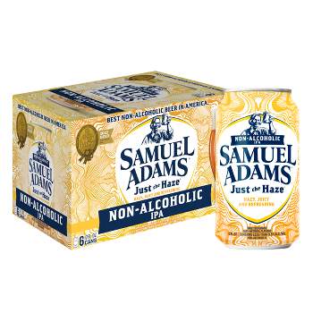 Sam Adams Just the Haze Non-Alcoholic IPA Beer - 6pk/12 fl oz Cans