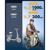 Mastgoal 650W Electric Scooter with Seat for Heavy Adults up to 300LB - 14"Wheels with Basket for Big Dog & Dual Shock Absorbers, 48V/13.5AH Battery - 2 of 4