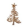 Unique Bargains Christmas Brooches YNCP1318 Christmas Tree Red Alloy Dripping Wax 1.3"x1.89" 1 Pc - 4 of 4