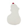 Saro Lifestyle Cheerful Snowman Pillow with Soft Poly Fill, 18"x12", Multicolored - 2 of 4
