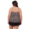 Aqua Green Women's Keyhole Tankini w/ Hardware - 3 of 3