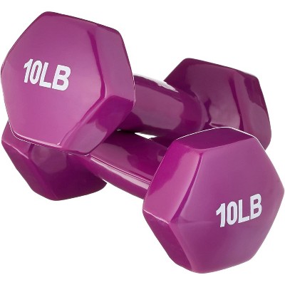 Basics Vinyl Coated Dumbbell Hand Weights