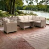Courtyard Casual Capri 5 pc Sectional with Chow Dining and Club Chair - 2 of 4