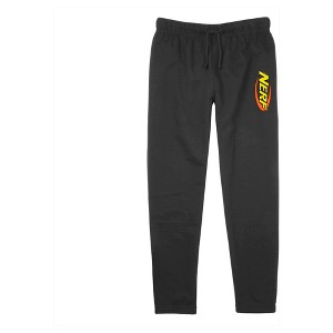 Juniors Womens Nerf Classic Yellow Logo Jogger Sweatpants - 1 of 3