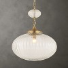 Uttermost Glass Pendant – Bellaire 20 Inch Clear Shade Hanging Light - 2 of 4