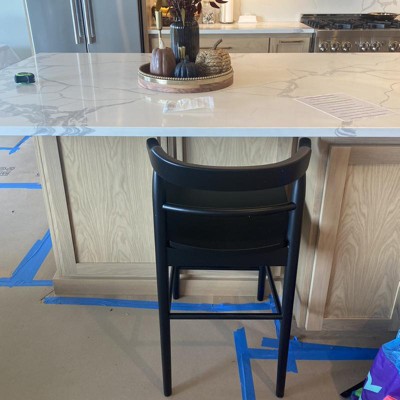 Kaysville Curved Back Wood Counter Height Barstool - Threshold ...