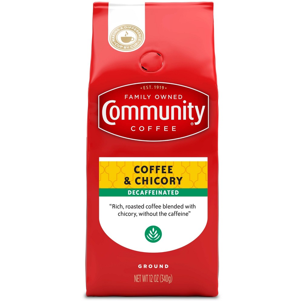 UPC 035700019014 product image for Community Coffee Decaf Coffee & Chicory Medium Roast Ground Coffee - 12oz | upcitemdb.com