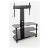 AVF Group 35 Corner Pedestal TV Stand SDCL900BB-A B&H Photo