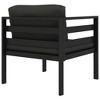 VidaXL Sectional Corner Sofa 1 pc with Cushions Aluminum Anthracite - 4 of 4