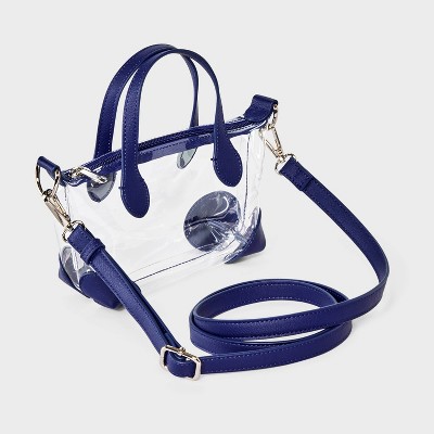 Wild Fable Game Day Clear Pouchette Crossbody Bag - Wild Fable™ Navy Blue — фото 3