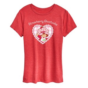 Women's - Strawberry Shortcake - Coquette Heart-Women's Short Sleeve Graphic T-Shirt Short Sleeve Graphic T-Shirt - 1 of 4