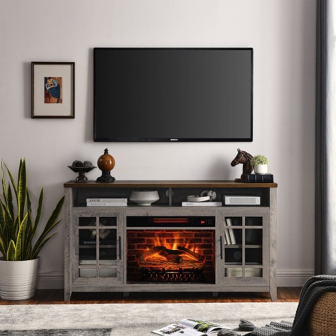 NicBex 55-inch TV Stand Fireplace TV Standn with Heating Farmhouse Media Console for Living Room, Bedroom - image 1 of 4