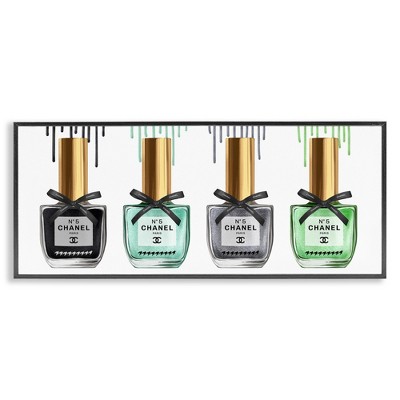 Stupell Industries Makeup Collection Nail Polish, 30" x 13"