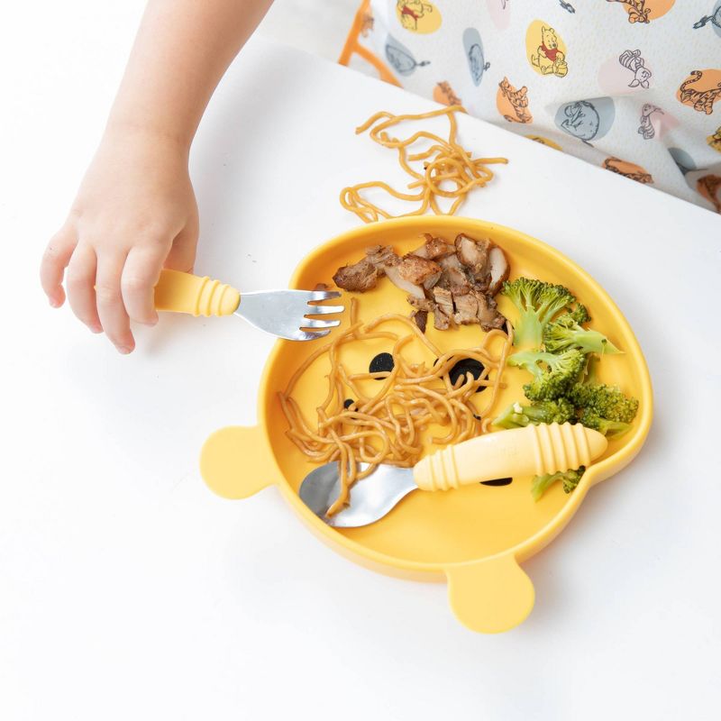 Bumkins Disney Silicone Grip Dish Dining Bowl - Winnie the Pooh, 2 of 10