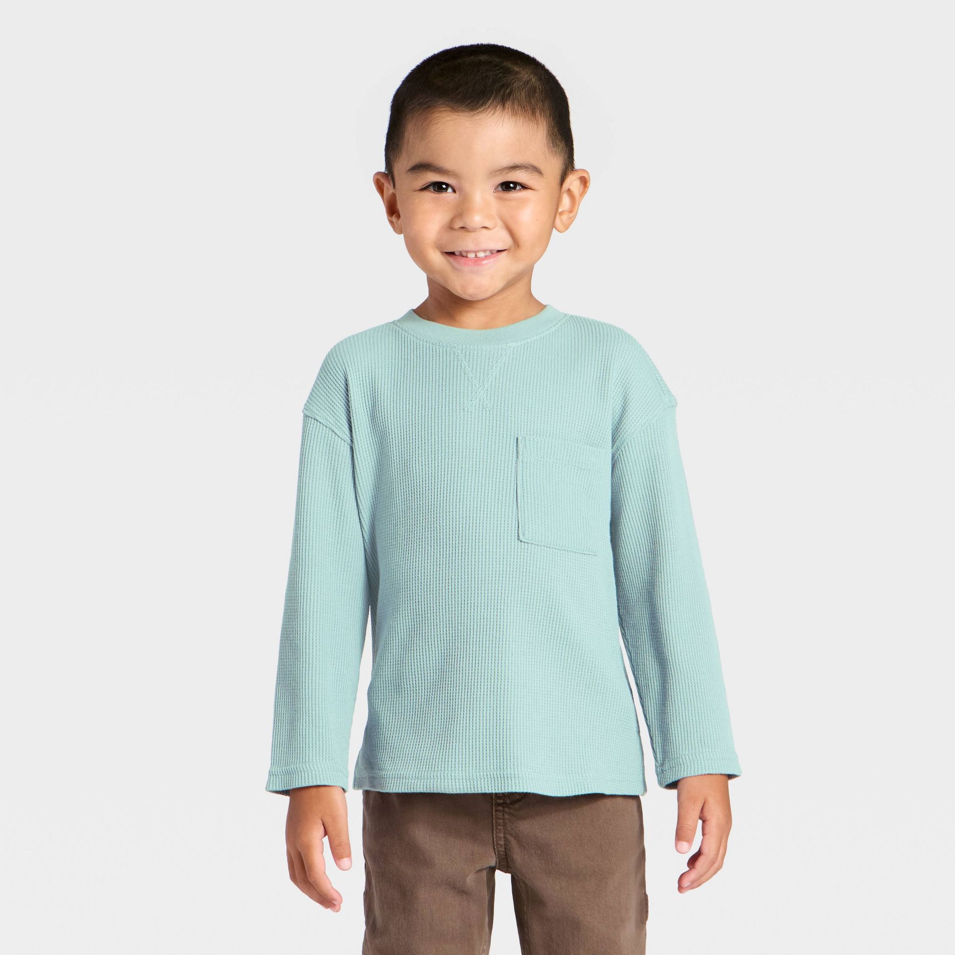 Toddler Boys' Long Sleeve Thermal Shirt - Cat & Jack™