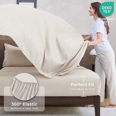 Der Rose BALHAM TRADE-Queen Comforter Set 7 Piece All Season Bed in a Bag Queen, Ultra Soft Bedding Set Ivory-Queen 88"x88" — фото 6