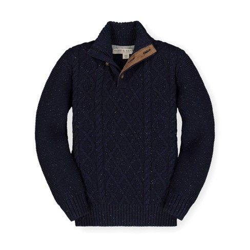 Boy sweater with elbow patches sale