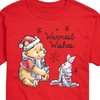Men's - Winnie the Pooh - Pooh & Piglet Warmest Wishes Christmas Short Sleeve Graphic T-Shirt - 2 of 4