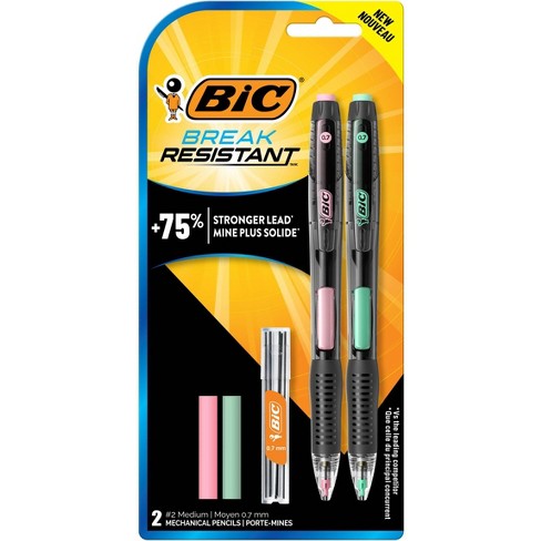 BIC Velocity Colored Lead Refill Only Mechancial Pencil, Medium Point  (0.7mm), Assorted Colors, 36-Count Pack