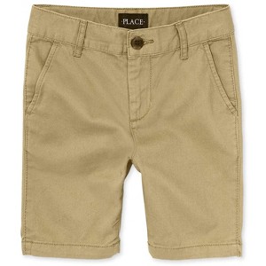 The Children's Place Boys Uniform Stretch Chino Shorts - Slim - 1 of 4