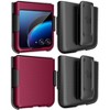 Nakedcellphone Combo for Motorola RAZR+ 2023 (RAZR PLUS) - Slim Case and Belt Clip Holster Combination - 4 of 4