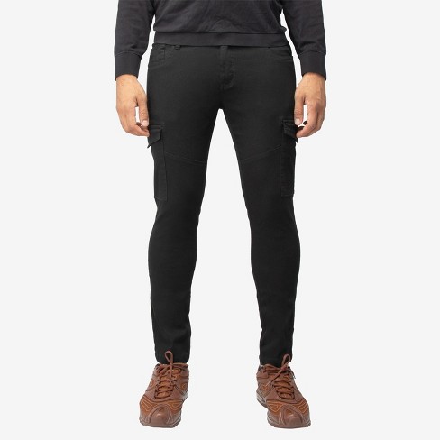 X RAY Men's Commuter Pants With Cargo Pockets in BLACK Size 30X32