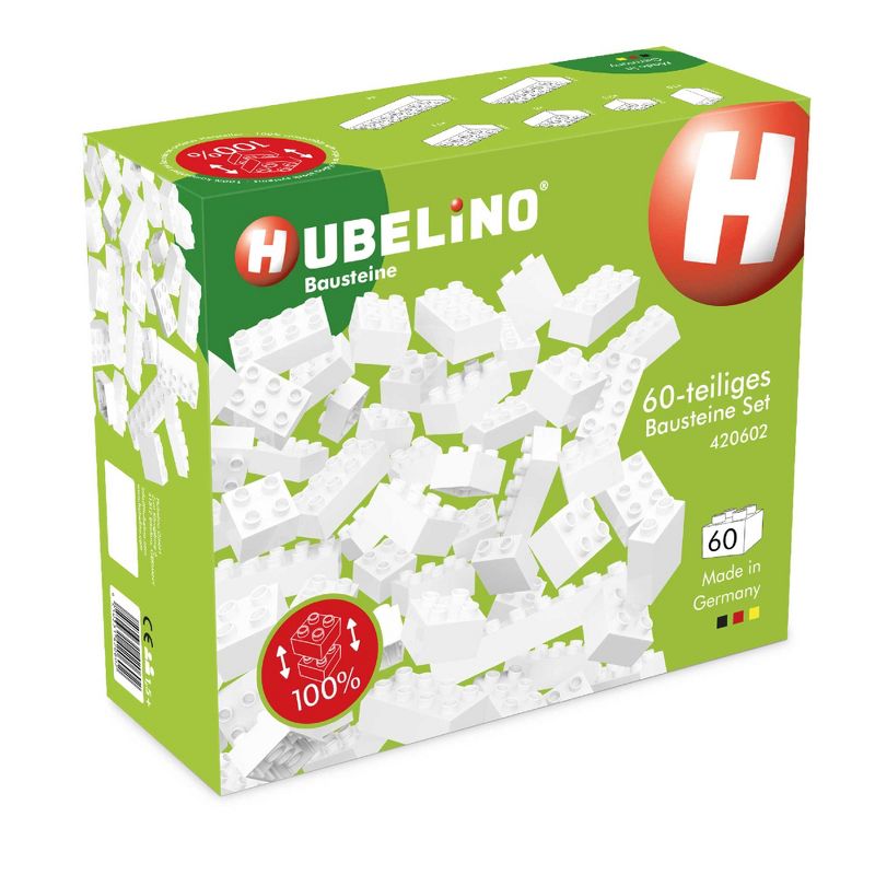 Hubelino White Building Blocks Accessory Set (60 Pcs), 1 of 6