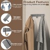 LunaLulinlk 2Pcs Coat Rack Wall Mount, Towel Hook Rack Key Holder for Wall, Entryway Bathroom Wall Hooks Hanger 5 Hooks - 3 of 4