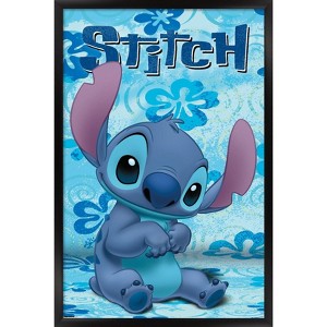 Trends International Disney Lilo and Stitch - Cute Framed Wall Poster Prints - 1 of 4