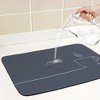 REGALWOVEN Large Diatomaceous Stone Dish Drying Mat for Kitchen Counter, Dishes, Cups, and Utensils 1 Pc - 3 of 4