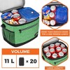 OPUX Insulated Lunch Box Men Women, Leakproof Soft Cooler Bag Work School Beach, Pail Tote Adult Kids Boys Girls - 3 of 4